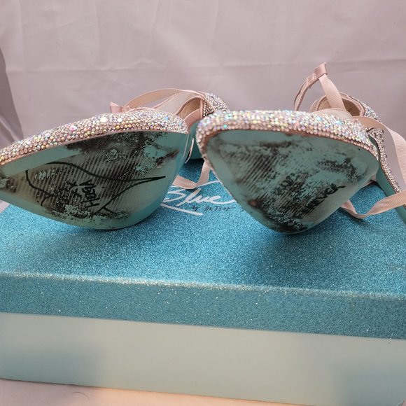 Betsey Johnson stilettos - SB-IRIS CHAMPAGNE - Size 7.5 - Picture 2 of 3